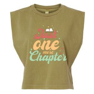 Just One More Chapter” Book Lovers Day Gift Garment-Dyed Women's Muscle Tee