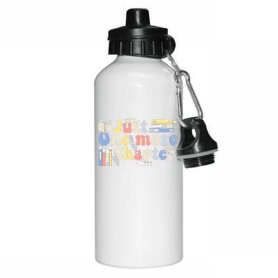 Just One More Chapter Funny Book Lover Aluminum Water Bottle 