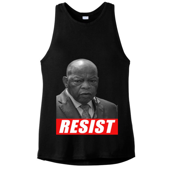 Jon Lewis Resist Ladies PosiCharge Tri-Blend Wicking Tank