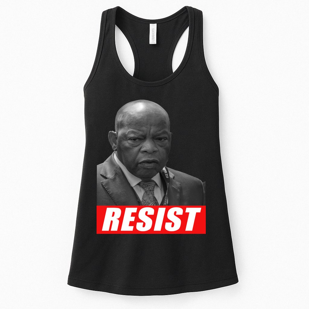 Jon Lewis Resist Womens Tank Top