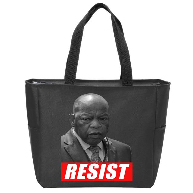 Jon Lewis Resist Zip Tote Bag
