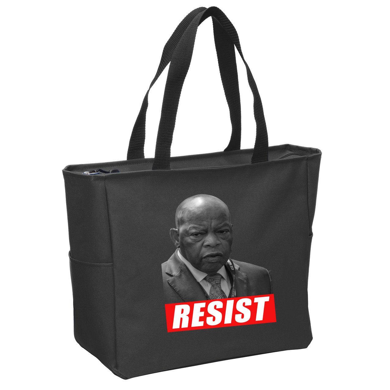 Jon Lewis Resist Zip Tote Bag