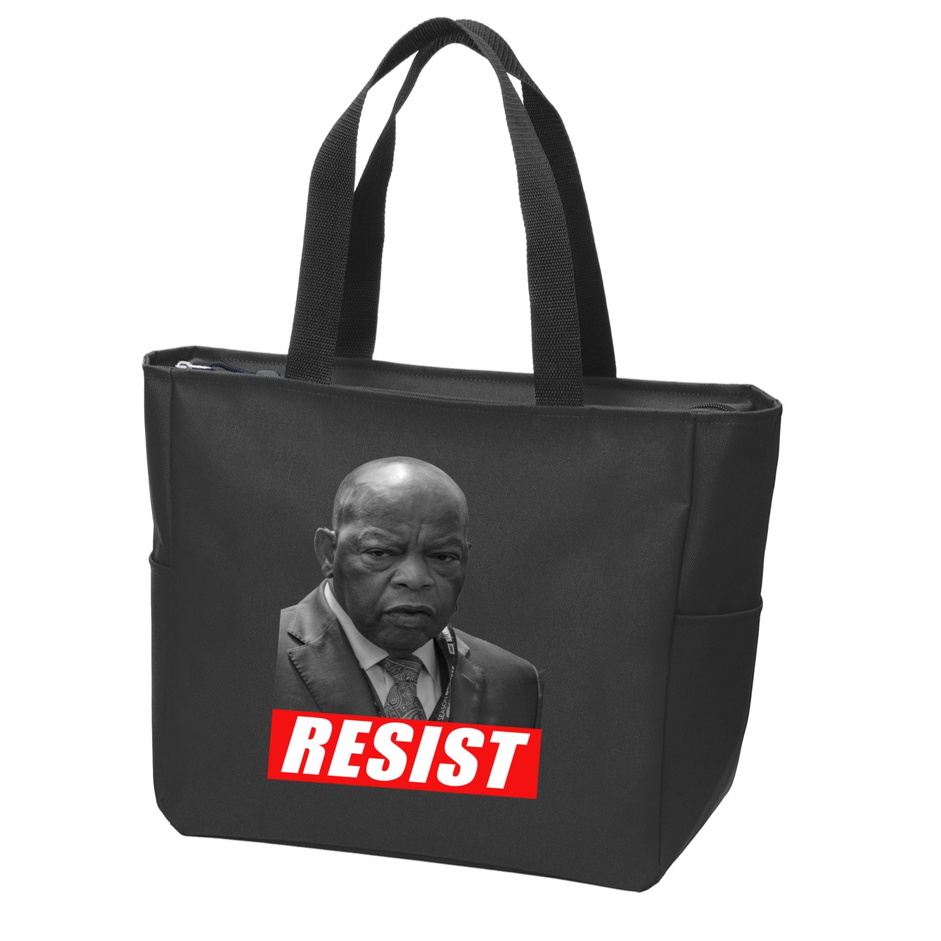 Jon Lewis Resist Zip Tote Bag