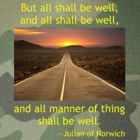 Julian Of Norwich All Shall Be Well Christian Heaven Hope Legacy Tie Dye Trucker Hat
