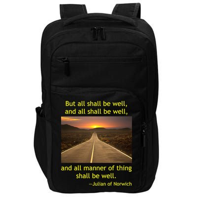 Julian Of Norwich All Shall Be Well Christian Heaven Hope Impact Tech Backpack