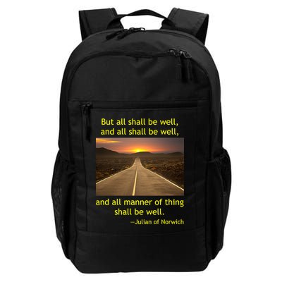 Julian Of Norwich All Shall Be Well Christian Heaven Hope Backpack