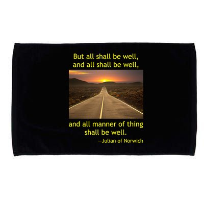 Julian Of Norwich All Shall Be Well Christian Heaven Hope Microfiber Hand Towel