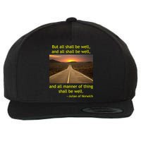 Julian Of Norwich All Shall Be Well Christian Heaven Hope Wool Snapback Cap