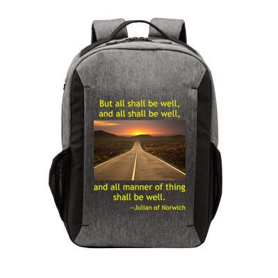 Julian Of Norwich All Shall Be Well Christian Heaven Hope Vector Backpack