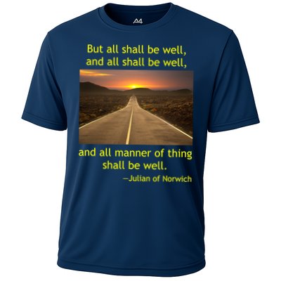 Julian Of Norwich All Shall Be Well Christian Heaven Hope Performance Shirt