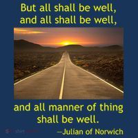 Julian Of Norwich All Shall Be Well Christian Heaven Hope Sustainable Bucket Hat