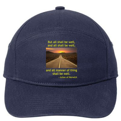 Julian Of Norwich All Shall Be Well Christian Heaven Hope 7-Panel Snapback Hat