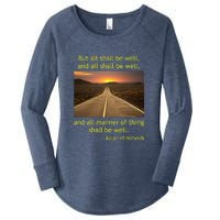 Julian Of Norwich All Shall Be Well Christian Heaven Hope Women's Perfect Tri Tunic Long Sleeve Shirt