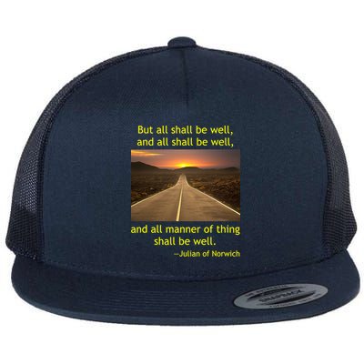 Julian Of Norwich All Shall Be Well Christian Heaven Hope Flatbill Hat