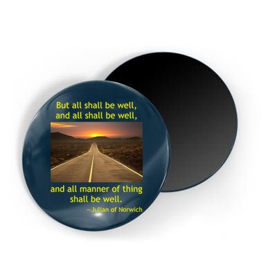 Julian Of Norwich All Shall Be Well Christian Heaven Hope Magnet