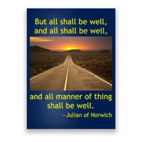 Julian Of Norwich All Shall Be Well Christian Heaven Hope Poster