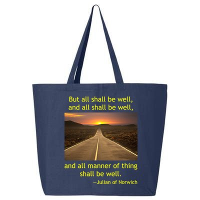 Julian Of Norwich All Shall Be Well Christian Heaven Hope 25L Jumbo Tote