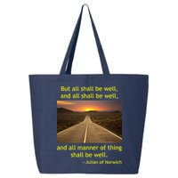 Julian Of Norwich All Shall Be Well Christian Heaven Hope 25L Jumbo Tote