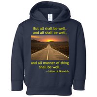 Julian Of Norwich All Shall Be Well Christian Heaven Hope Toddler Hoodie