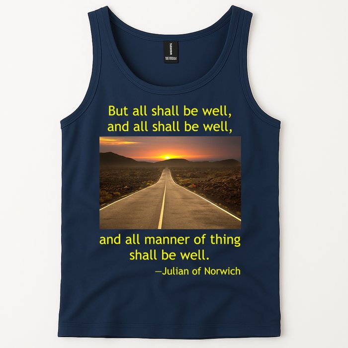 Julian Of Norwich All Shall Be Well Christian Heaven Hope Tank Top