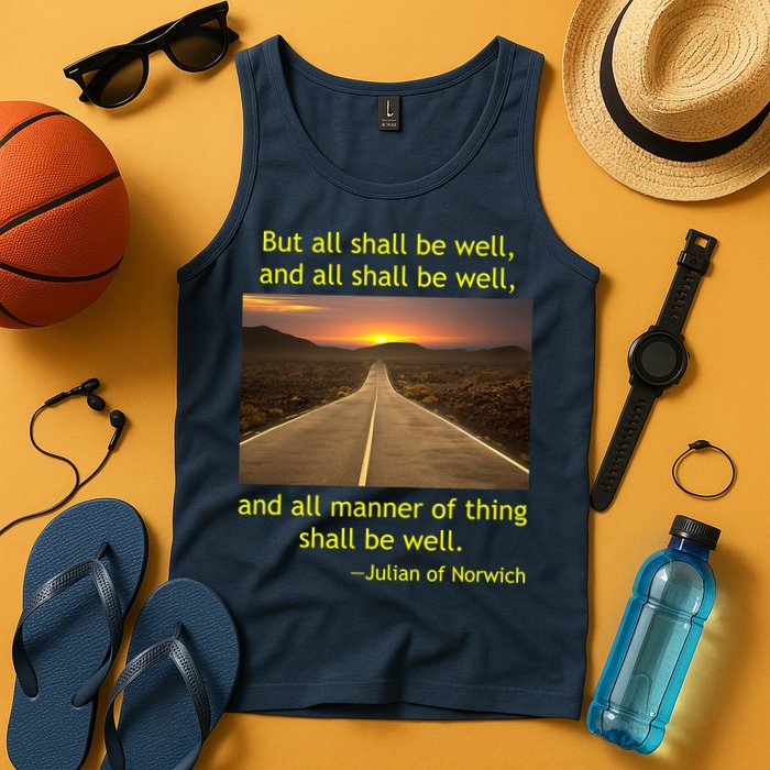 Julian Of Norwich All Shall Be Well Christian Heaven Hope Tank Top