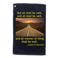 Julian Of Norwich All Shall Be Well Christian Heaven Hope Golf Towel
