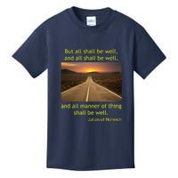 Julian Of Norwich All Shall Be Well Christian Heaven Hope Kids T-Shirt