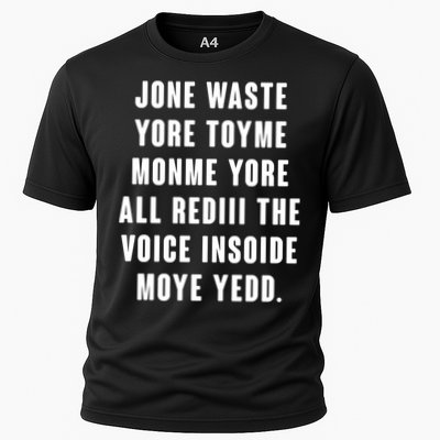 Jone Waste Yore Toye Monme Meme Performance Shirt