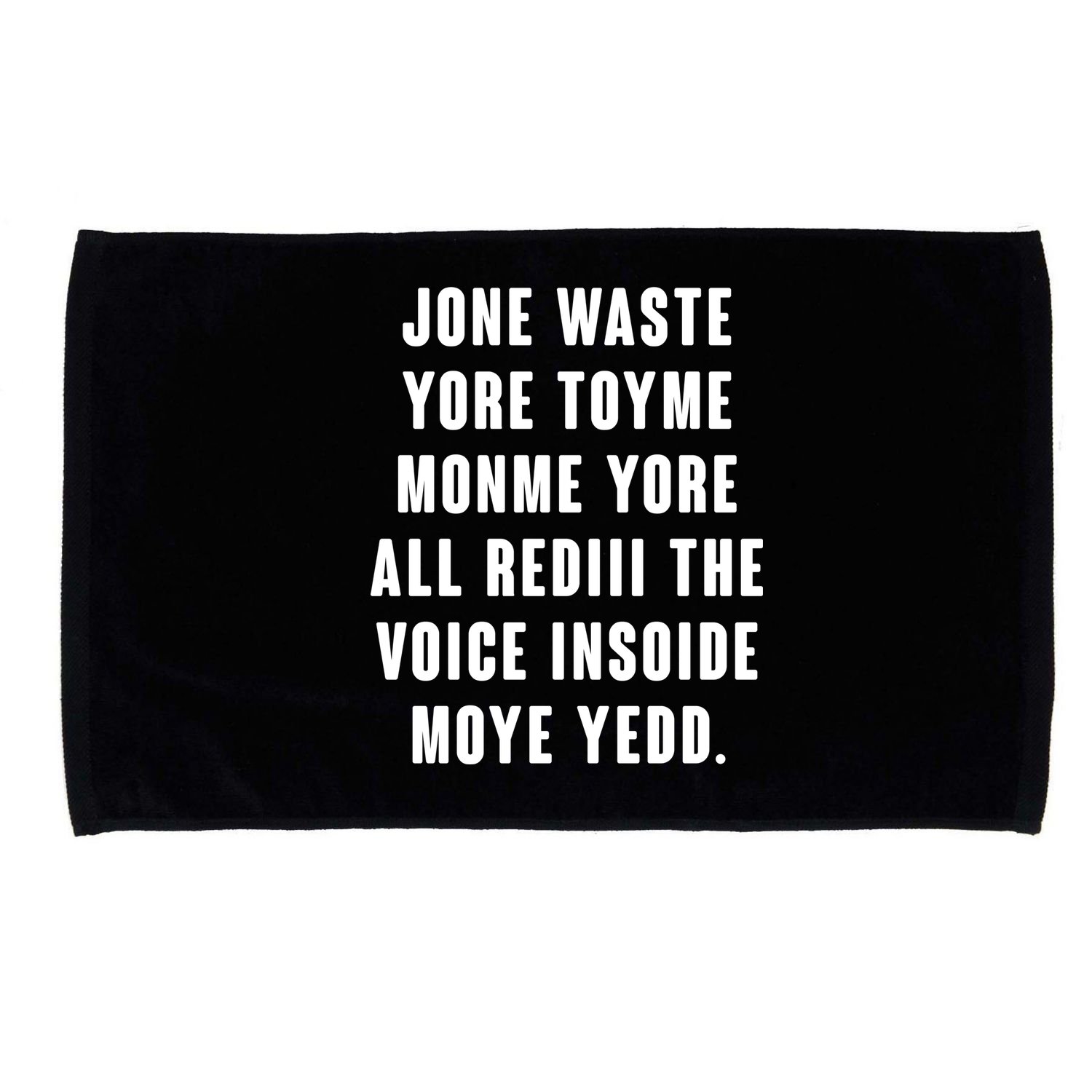 Jone Waste Yore Toye Monme Meme Microfiber Hand Towel
