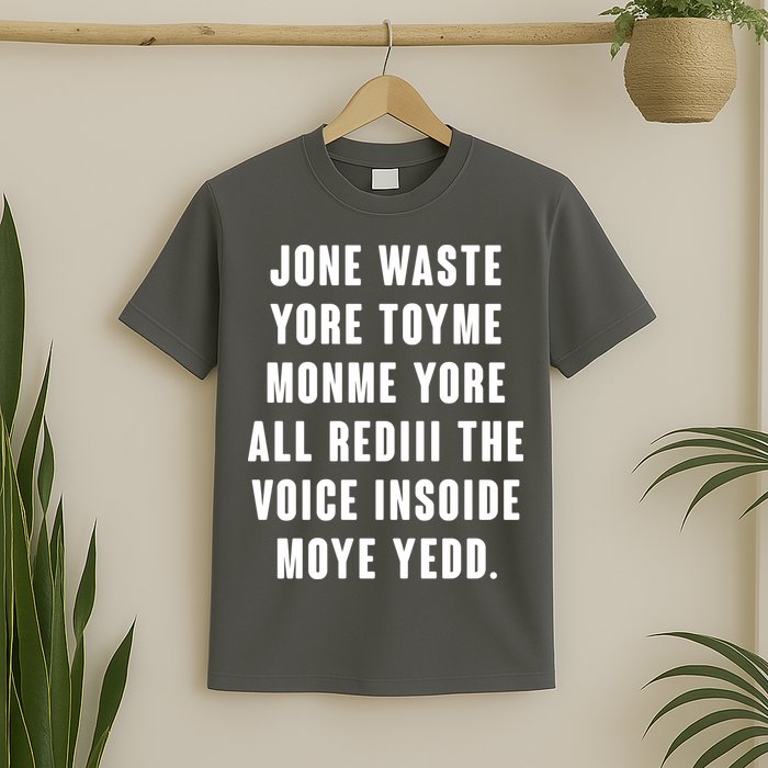 Jone Waste Yore Toye Monme Meme T-Shirt