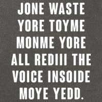 Jone Waste Yore Toye Monme Meme Cotton Canvas Backpack