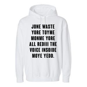 Jone Waste Yore Toye Monme Meme Garment-Dyed Fleece Hoodie