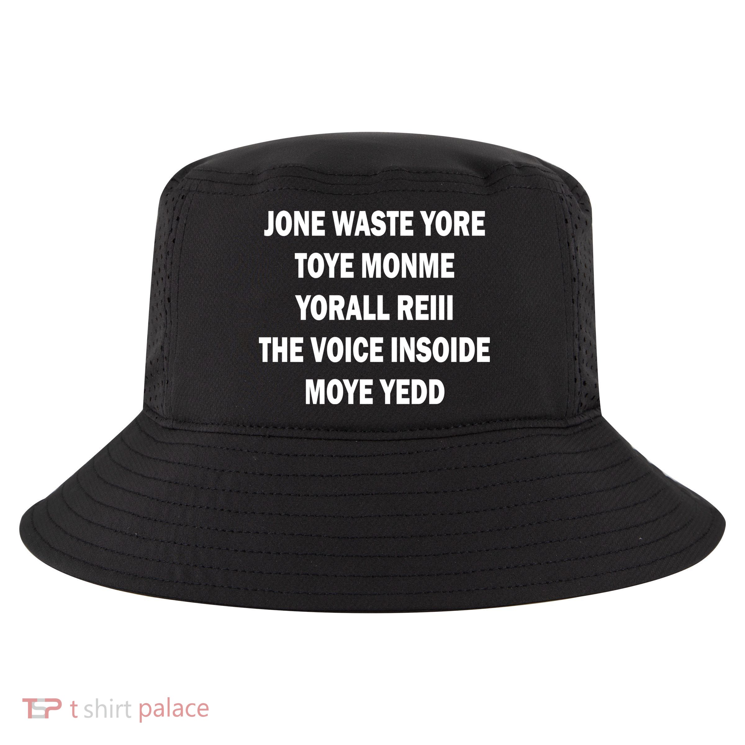 Jone Waste Yore Toye Monme Yorall RedIII Cool Comfort Performance Bucket Hat