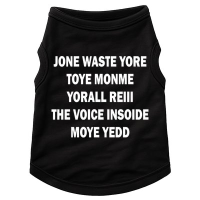 Jone Waste Yore Toye Monme Yorall RedIII Doggie Tank