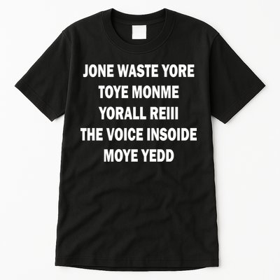 Jone Waste Yore Toye Monme Yorall RedIII Tall T-Shirt