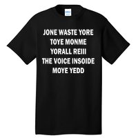 Jone Waste Yore Toye Monme Yorall RedIII Tall T-Shirt