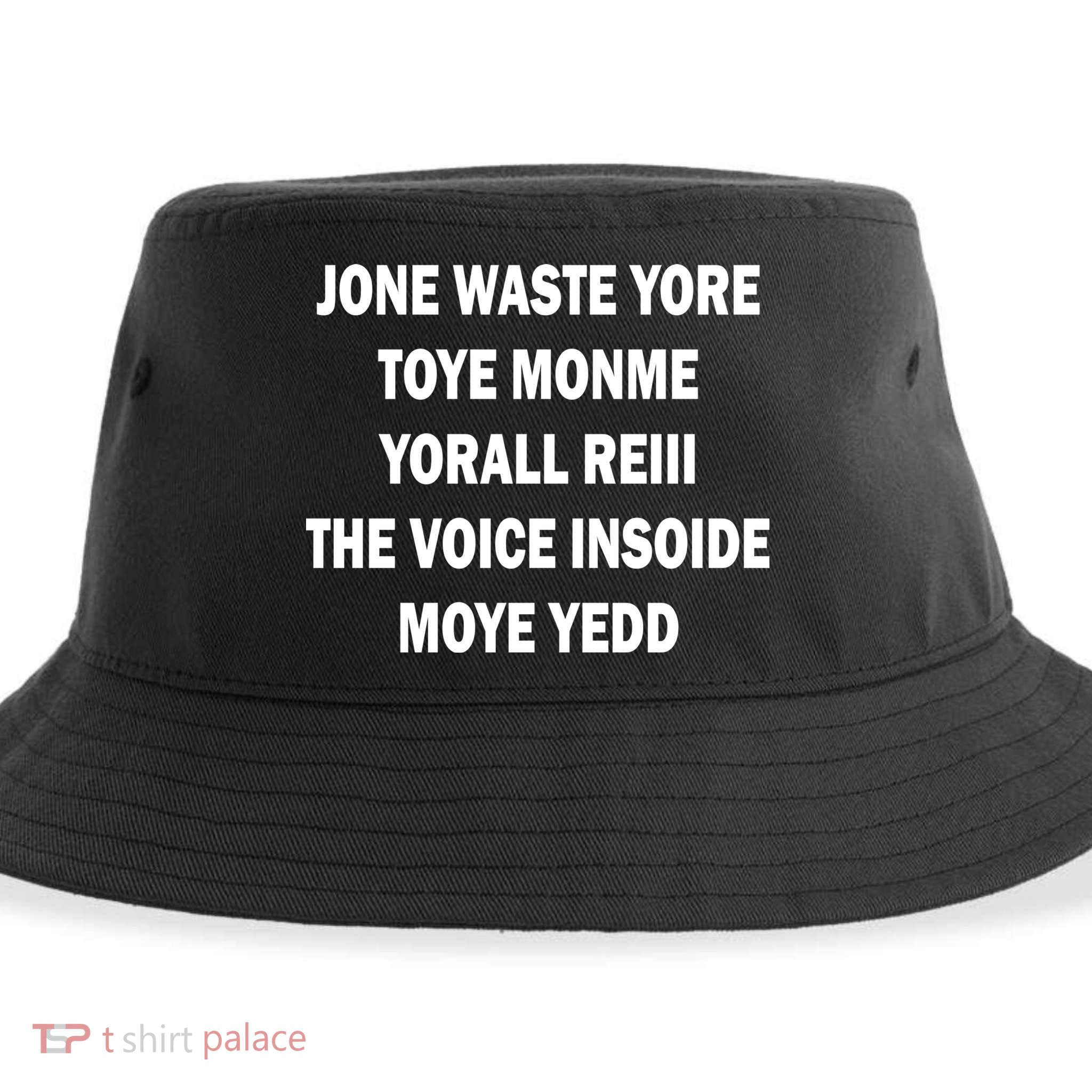 Jone Waste Yore Toye Monme Yorall RedIII Sustainable Bucket Hat