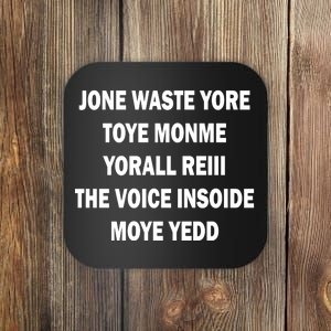 Jone Waste Yore Toye Monme Yorall RedIII Coaster