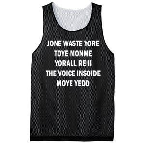 Jone Waste Yore Toye Monme Yorall RedIII Mesh Reversible Basketball Jersey Tank