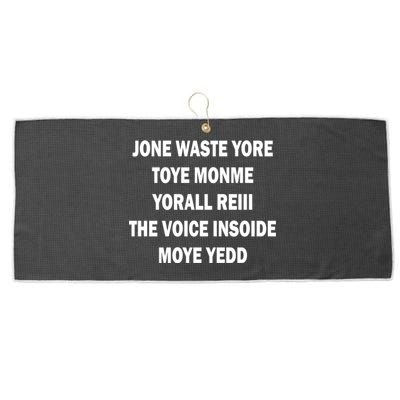 Jone Waste Yore Toye Monme Yorall RedIII Large Microfiber Waffle Golf Towel