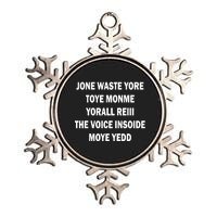 Jone Waste Yore Toye Monme Yorall RedIII Metallic Star Ornament