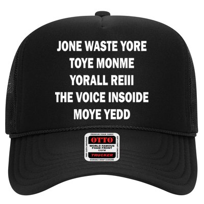 Jone Waste Yore Toye Monme Yorall RedIII Trucker Hat