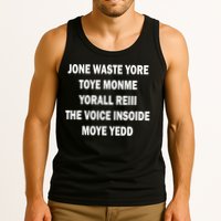 Jone Waste Yore Toye Monme Yorall RedIII Tank Top