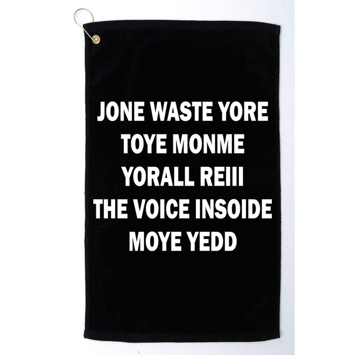 Jone Waste Yore Toye Monme Yorall RedIII Golf Towel
