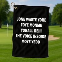 Jone Waste Yore Toye Monme Yorall RedIII Golf Towel