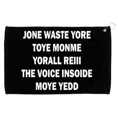 Jone Waste Yore Toye Monme Yorall RedIII Grommeted Golf Towel