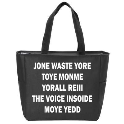 Jone Waste Yore Toye Monme Yorall RedIII Zip Tote Bag