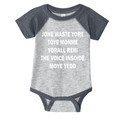 Jone Waste Yore Toye Monme Yorall RedIII Infant Baby Jersey Bodysuit