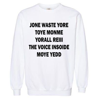 Jone Waste Yore Toye Monme Yorall RedIII Garment-Dyed Sweatshirt