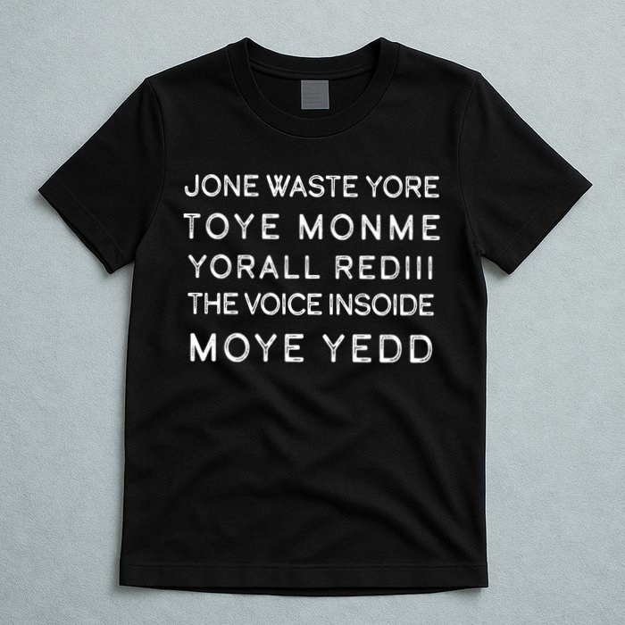 Jone Waste Yore Toye Monme Yorall RedIII Funny T-Shirt